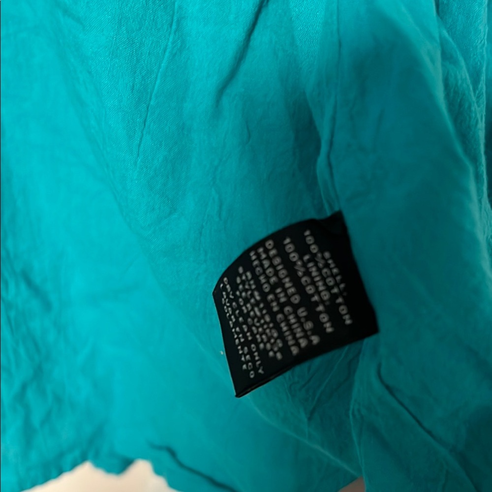Blue Ruffled Wrap Sundress - Picture 9 of 9